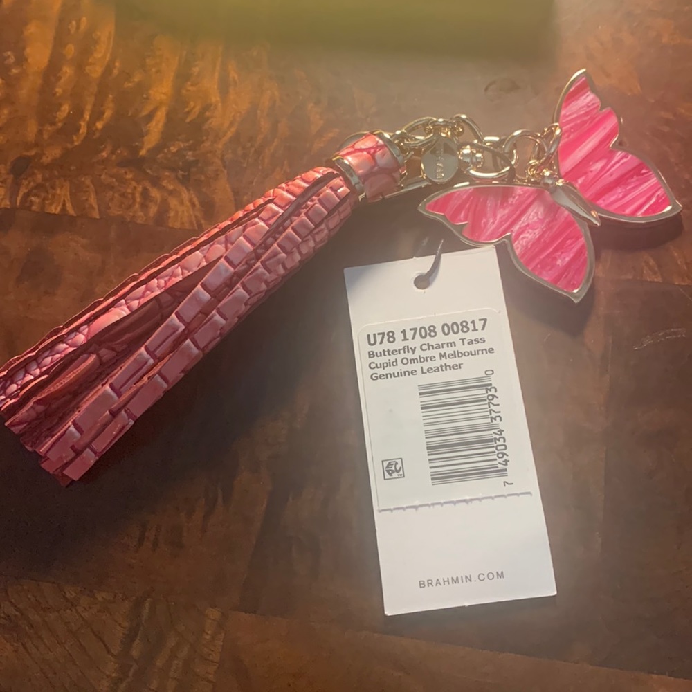 NWT Brahmin Cupid Ombré Butterfly Charm, $80 shipped